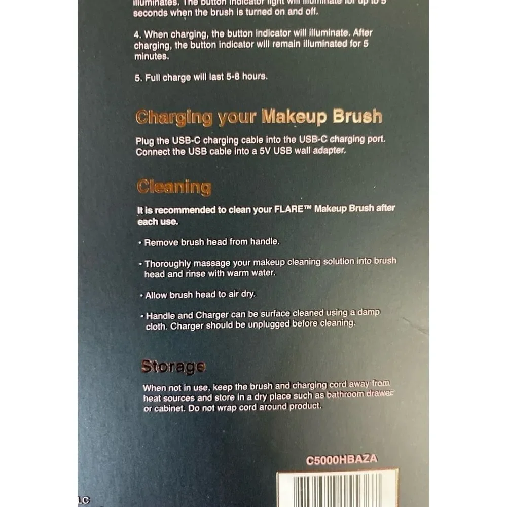Flare by Centric‎ Beauty Light-Up Makeup Brush